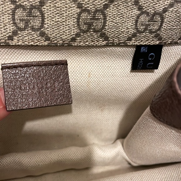 ⚡️Gucci Neo GG Supreme Crossbody Small Messenger Bag with Stripe Canvas Strap - Picture 13 of 16